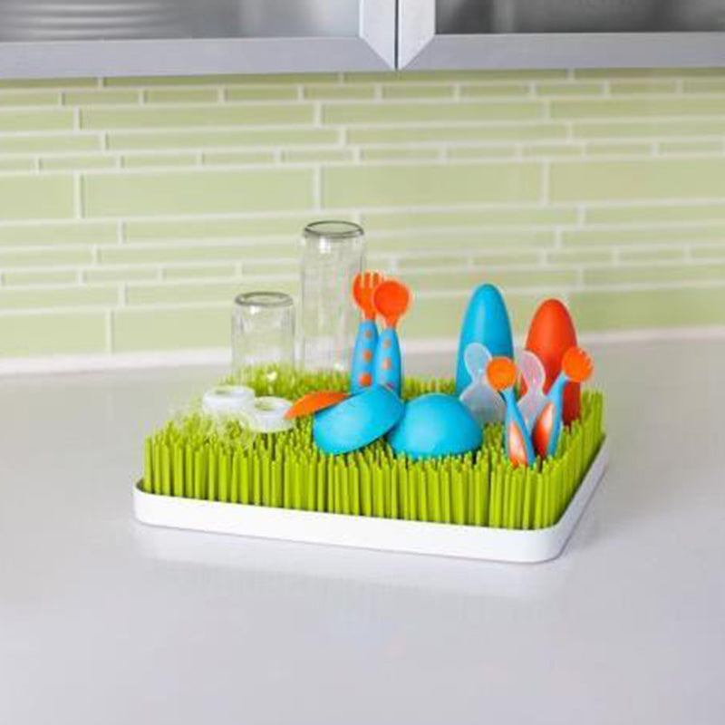 ABS Plastic Draining rack shelf Green Grass shape Drying Rack