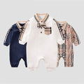 Color: wathet blue - Size: 75 - Baby Luxury Rompers Newborn Clothes Kids Infant Bodysuit Boy Girl Luxury Romper Kids Designer Clothing Children Onesies Jumpsuits