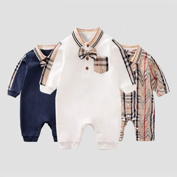 Color: wathet blue - Size: 75 - Baby Luxury Rompers Newborn Clothes Kids Infant Bodysuit Boy Girl Luxury Romper Kids Designer Clothing Children Onesies Jumpsuits