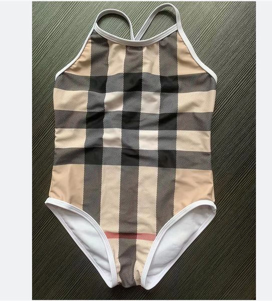 Color: Watermelon Red - Size: 140 - Lovely Baby Kids Girls One Piece Swim Child Cute Beach Bikini Sleeveless Tie Swimsuit Split Fashion Letter Printed Beach Children Swimwear Summer Swim Trunks