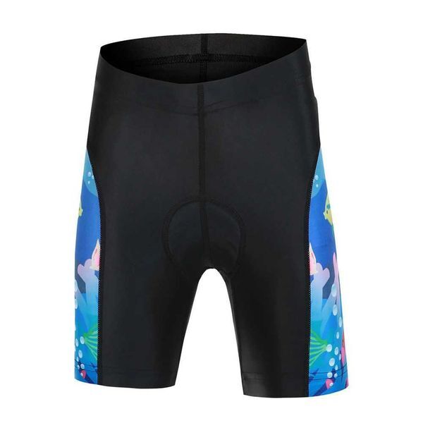 Color: B2683b - Size: M - Boys bicycle shorts with 3D silicone pads girls shorts with high elasticity tight fitting cycling boxers suitcase childrens bicycleW240904