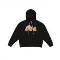 Color: Black - Size: 100 - Pullover Hoodies kids hoodie for kid designer clothe baby Sweatshirt pink Hood Pullover streetwear Sweatshirts Letter Labels father daughter Wednes Y241115