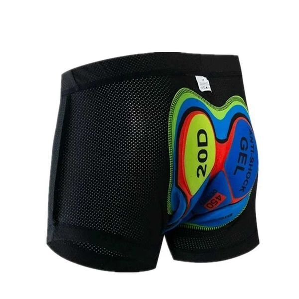 Color: Black - Size: S - 2021 Cycling Shorts 19D 20D GEL Mens Underpants Mountain Bike Shorts Padded Underwear For Downhill Bicycle RidersXJ241214