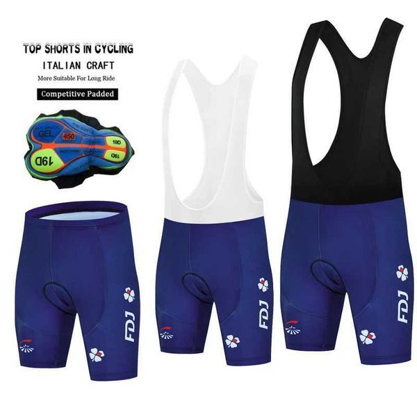 Color: Bike Shorts - Size: L - Cycling Bib Shorts 2023 FDJ New Men Bicycle Summer Lycra 19D Pad Outdoor Cycling Pants Quick Drying Cycling shortsXJ241214