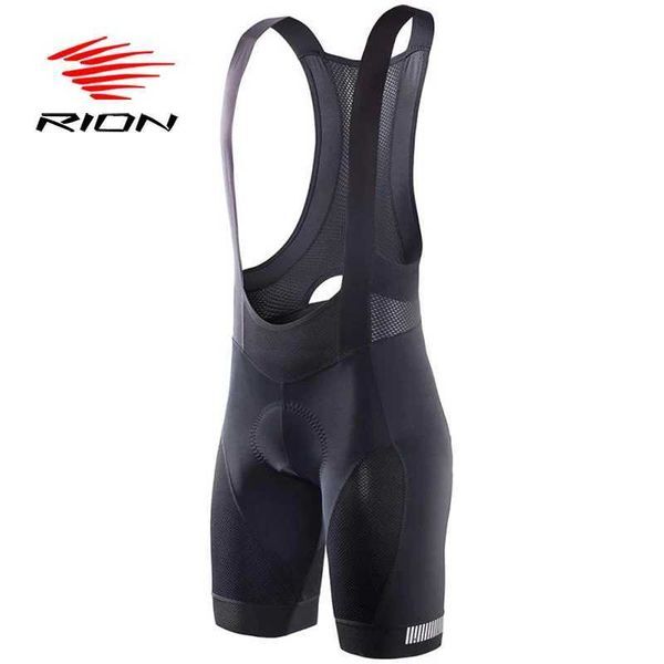 Color: Green Rion S811 - Size: XXL - RION Cycling Bibs Shorts Mountain Bike Breathable Mens Padded Bike Tights Triathlon Man Pro Licra Bicycle Shorts MTB ClothesW250121