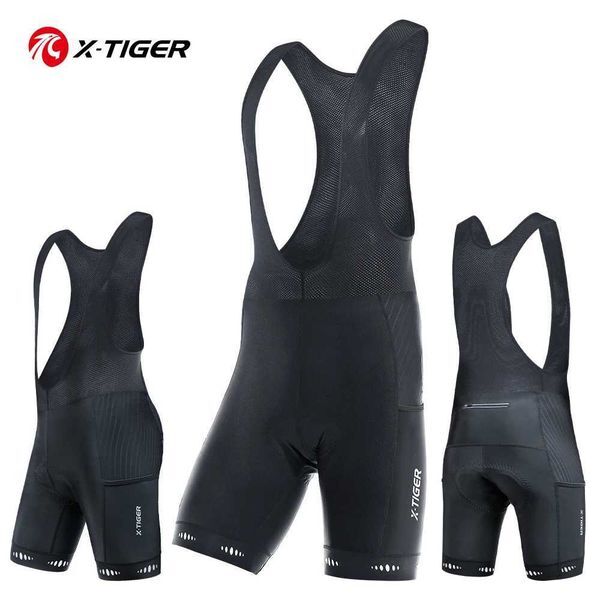 Color: Xmdbk34801 - Size: XL - X-TIGER Mens Cycling Pants Bib Shorts 7 Hour Ride Padded Cycling Bib Tights Quick Dry Summer Cycling Pants Bicycle Shorts 2024W250121