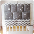 Color: Starry sky - Baby bed bedside hanging bag storage bag