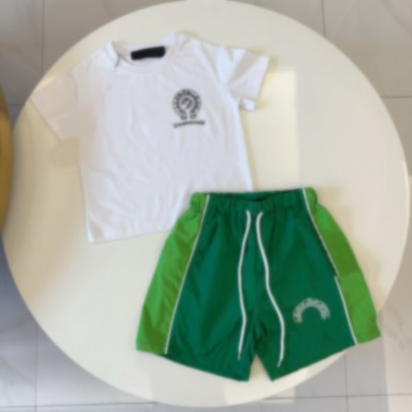 Color: White 2 - Size: 12M - 2026 kids designer clothes baby set kid t shirt short Top girl boy clothe children tracksuit ages 2-13 Short Sleeved streetwear Sports Comfortable son daughter