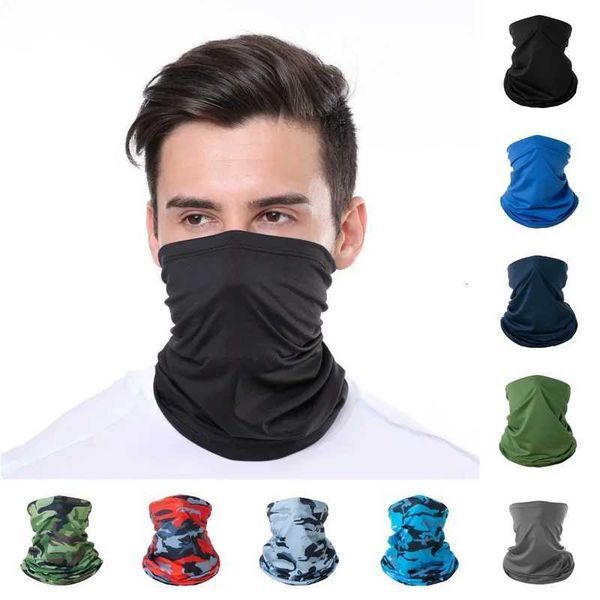 Color: 12_Color - Cycling Face Mask Absorb Sweat Breathable Fishing Training Sport UV Face Scarf Neck Gaiter Summer Face Bandana Ice Silk Men Wome W251013