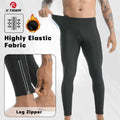 Color: Xmzk34801 - Size: S - X-TIGER Cycling Trousers Men Winter Thermal Mountain Bike Cycling Pants Bicycle Tights With leg zips 5D Gel Pad Warm Up Hot Gift W251106