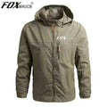 Color: Blue - Size: 5XL - 2025 FOXMAUCB Mens MTB Road Downhill Apparel Rider Cycling Windbreaker Bike Breathable Jacket Bicycle Riding Windproof Jersey K251203