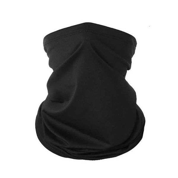 Color: Black - Cool Face Mask Breathable Sunscreen Scarf Outdoor Fishing Magic Face Scarf Neck Sleeve Cycling Mask Sports HeadgearT251211
