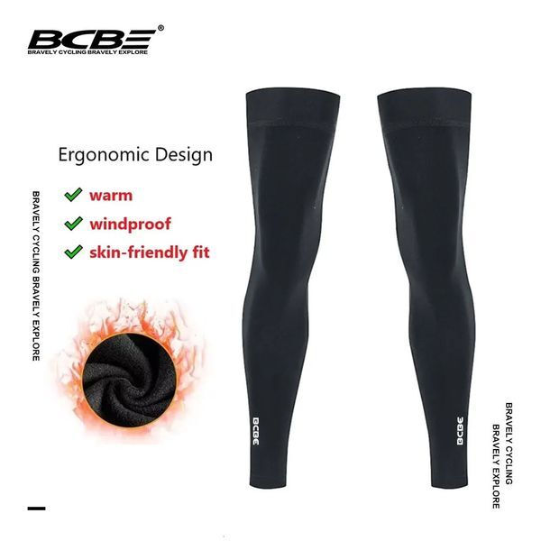 Color: Tt01rblackbcbe - BCBE Cycling Leg Warmers Soft Shell Deep Winter Thermal Fleece Leg Protection Cover Mtb Bike Sport Football Running Leggings 251212