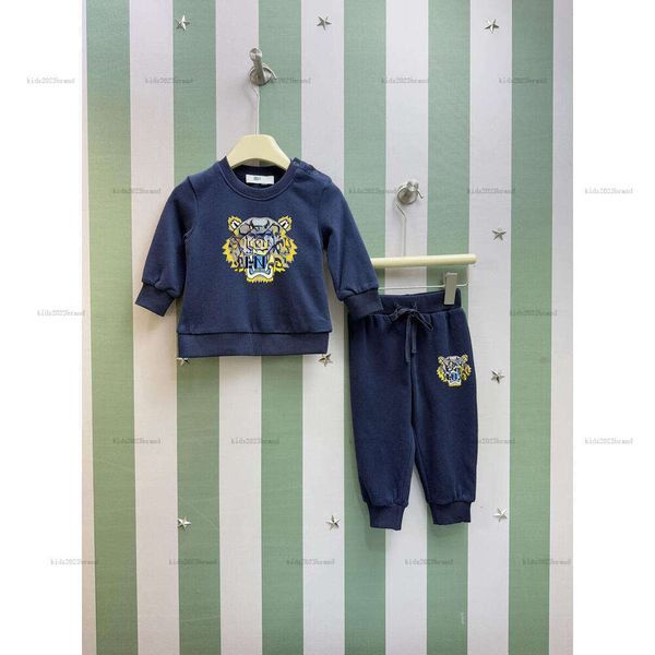 Color: Black - Size: 1-2Years(90cm) - New newborn jumpsuits Colorful animal pattern infant bodysuit designer baby clothes toddler Turtleneck sweater and pants A373X11N090