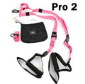 Color: Pink, style: Pro2-3 pcs, quantity:  - Suspension Training System Resistance Band