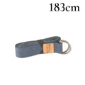 Color: Navy Blue, Size: 183 - Export Thick Polyester Cotton Yoga Stretch Belt