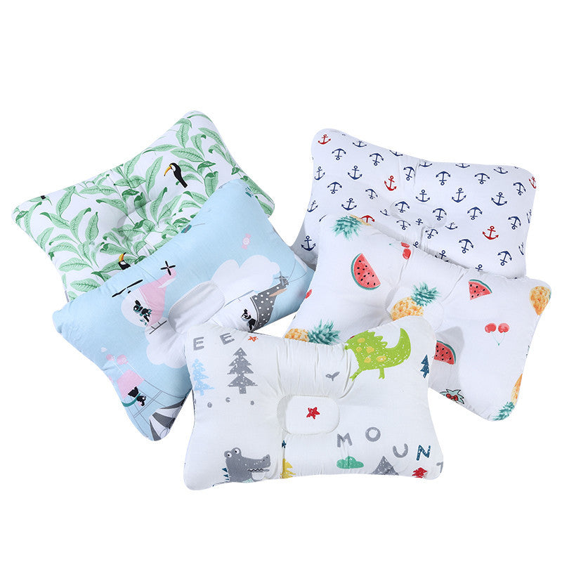 Soft Cotton Shaping Kids Pillow Travel Neck Pillow Toddler Baby Kids Sleep Pillow - Color: NO2