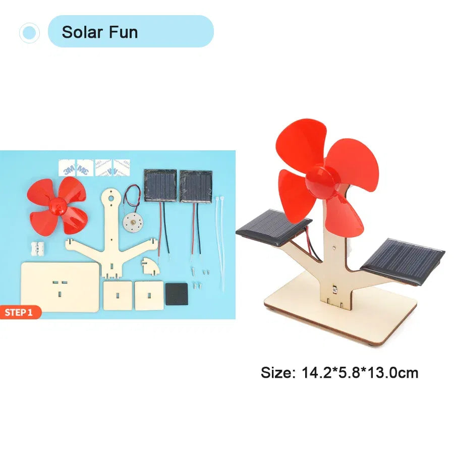Color: DARK GRAY - DIY Handmade Small Production Physical Model Assembly Craft Technology Science Experiment Educational Toy Project for School Kid