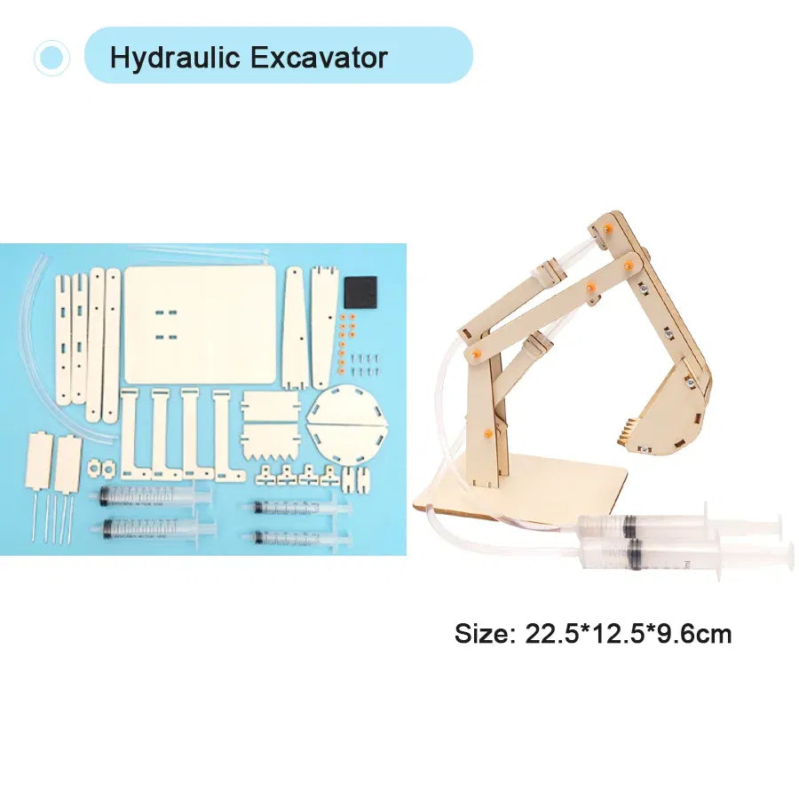 Color: Blue - DIY Handmade Small Production Physical Model Assembly Craft Technology Science Experiment Educational Toy Project for School Kid