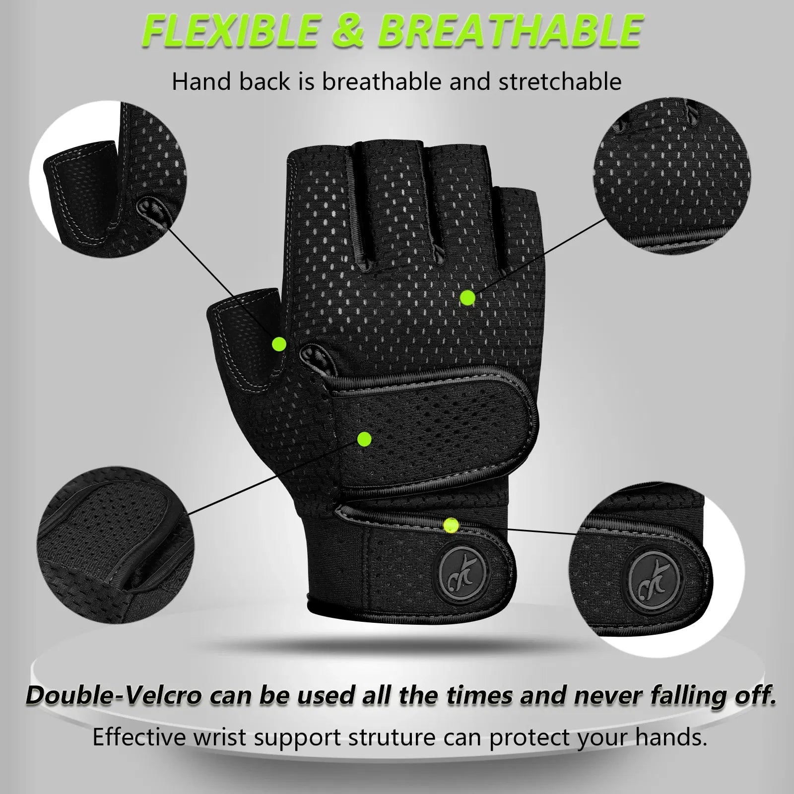 Color: Yellow, Size: S - MOREOK Gym Gloves Non-slip 3MM Pads Pull Up Power Training Weight Lifting Gloves Kettlebell Workout Exercise Fitness Gloves Men