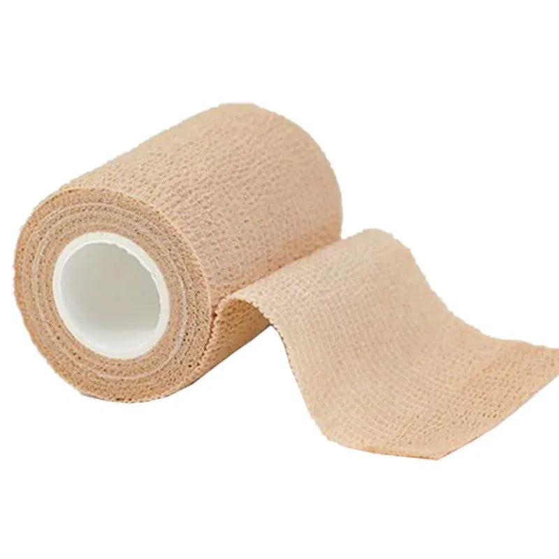 Color: Silver, Size: Option 3 - 1Roll Self Adhesive First Aid Skin Tape Elastic Patch for Sports First Aid Wound Plasters Tape