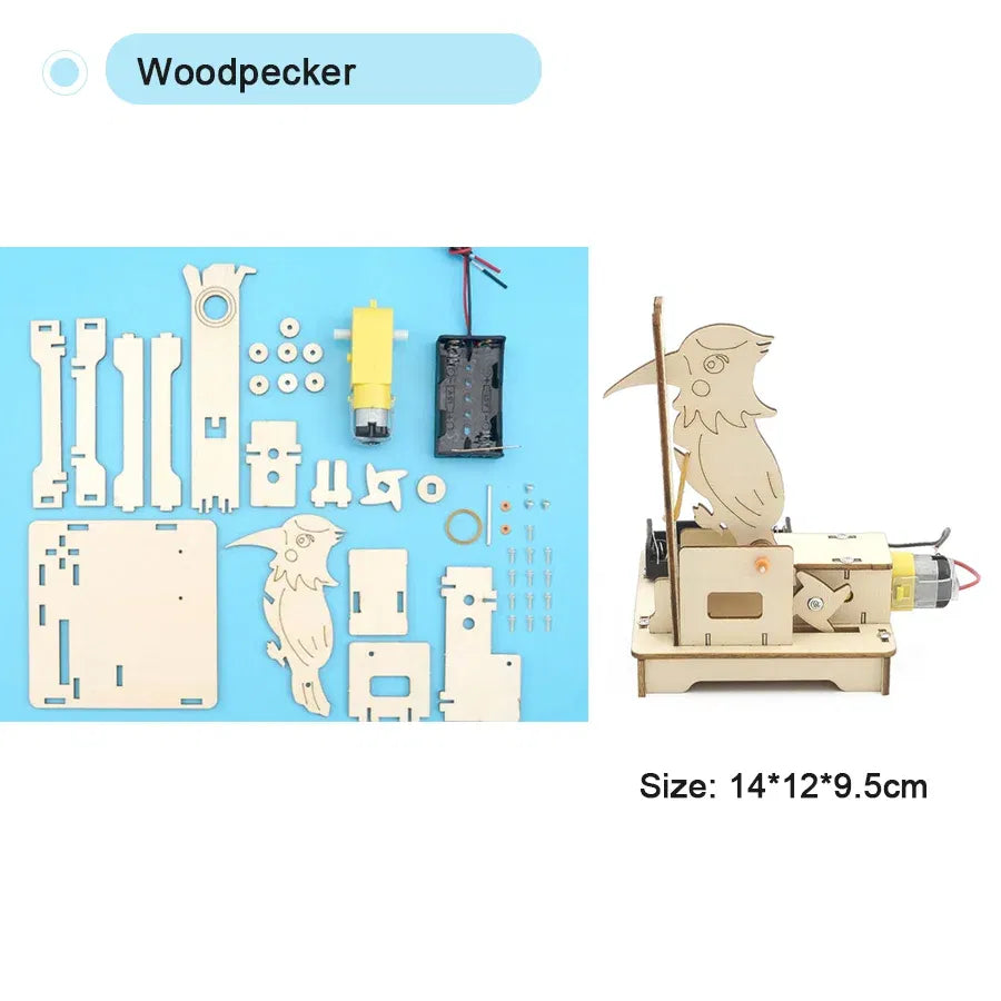 Color: Coffee - DIY Handmade Small Production Physical Model Assembly Craft Technology Science Experiment Educational Toy Project for School Kid