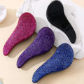 Color: Pink - Children Magic Handle Detangle Hair Comb Shower Massage Hairbrush Anti Static Massage Hair Brush Woman Salon Hair Accessories