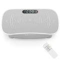 Vibration Plate Exercise Machine for Lymphatic Drainage and Weight Loss with 10 Speed Intensities-Gray - Color: Gray