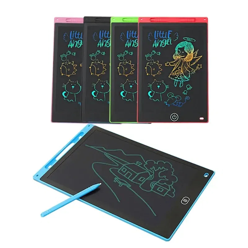 Color: green - 12 Inch LCD Writing Tablet Drawing Board Graffiti Sketchpad Mgaic Erasable Handwriting Pad Toys for Kids Boys Gifts