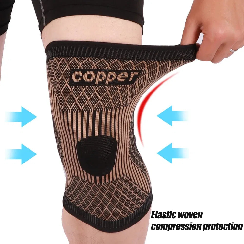 Color: Burgundy, Size: L - Copper Knee Brace for Arthritis Pain & Support-Copper Knee Sleeve for knee pain Compression sleeve for Sports,Knee Pain Relief
