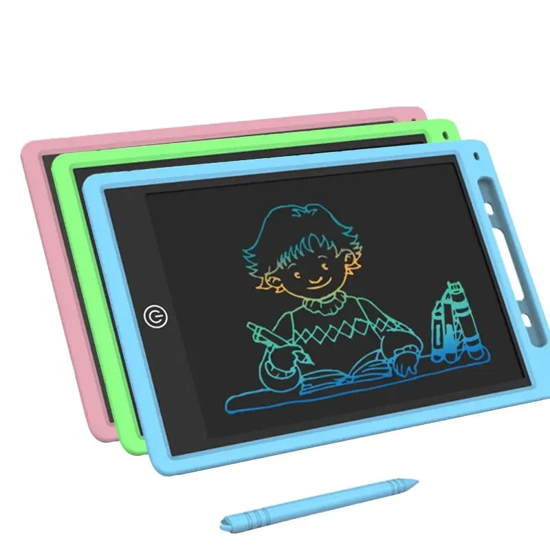Color: green - 12 Inch LCD Writing Tablet Drawing Board Graffiti Sketchpad Mgaic Erasable Handwriting Pad Toys for Kids Boys Gifts