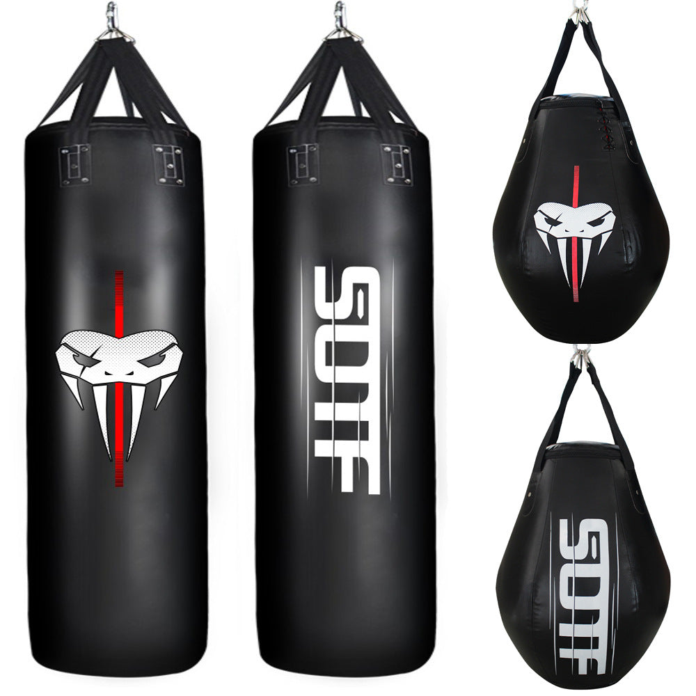 Color: Black, Specifications: Hanging Hollow Small Cylinder - Hanging Hollow Sandbag Boxing Training Equipment